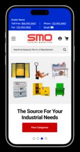 View of site on Mobile device